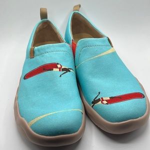 Toledo Hawaii Surfing Blue Canvas Shoes